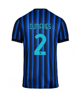 Billige Fotballdrakt Inter Milan Denzel Dumfries #2 Replika Hjemmedrakt 2025-26 Kortermet Billige Fotballdrakt Inter Milan Denzel Dumfries #2 Replika Hjemmedrakt 2025-26 Kortermet